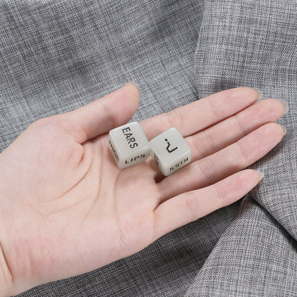 1 Pair Love Dice Glow in Dark Funny Sex Dice ToyAdult Games - Rise and Effect