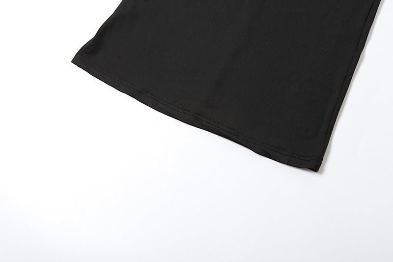 Autumn Winter Women Clothing Round Neck Long Sleeve Slim Sheath SolidWomen's Clothing - Rise and Effect