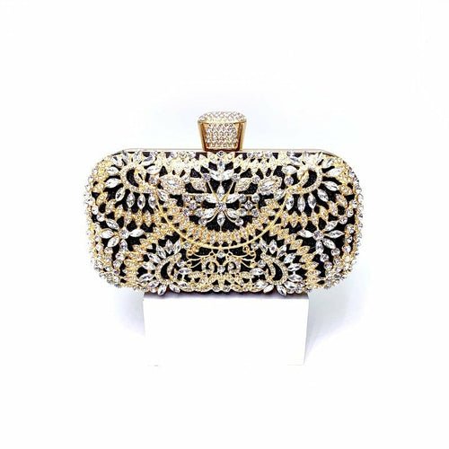 2022 Diamond Evening Clutch Bag For Women Wedding Golden Clutch PurseBags & Wallets - Rise and Effect