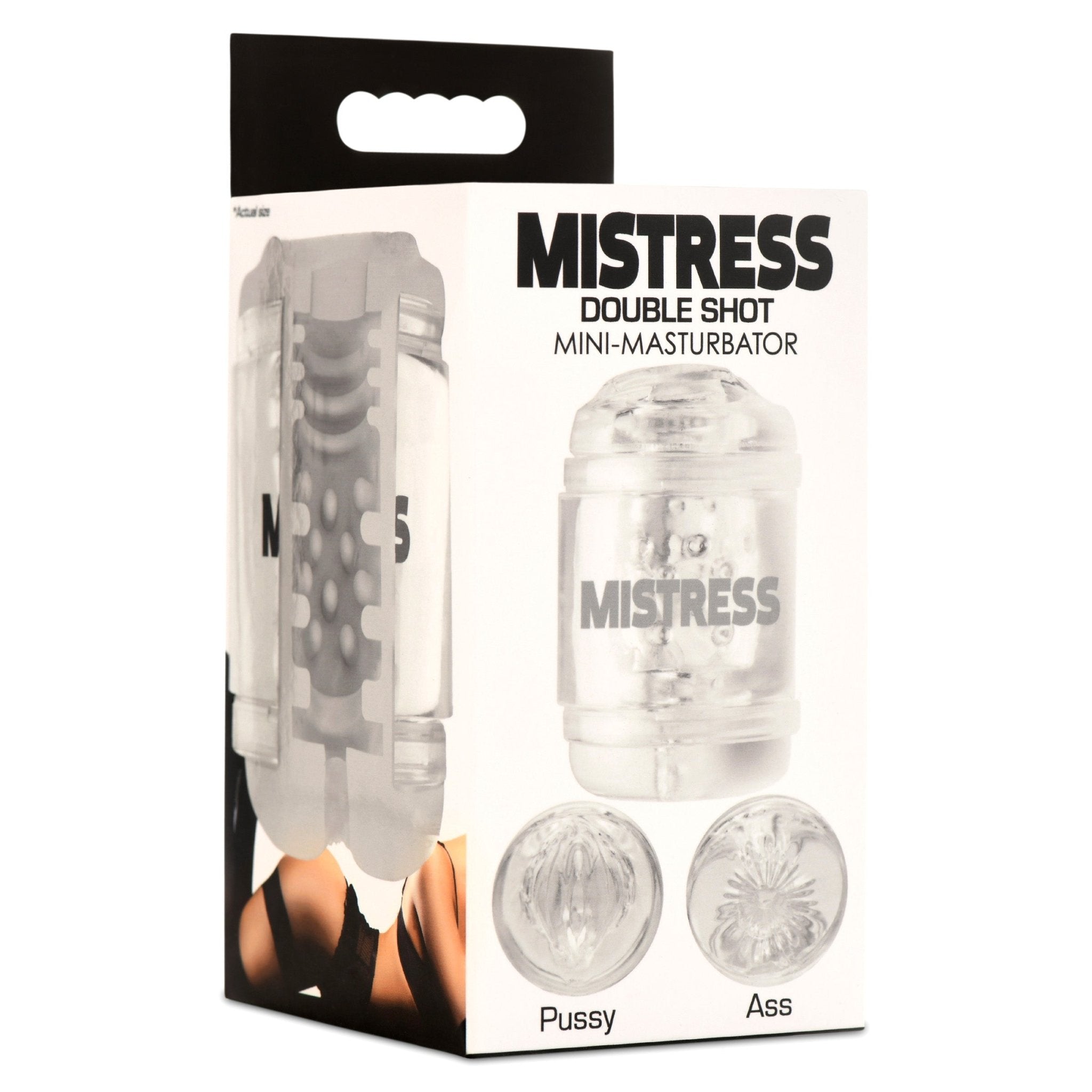Mistress Double Shot Pussy & Ass Stroker - ClearSexual Wellness - Rise and Effect
