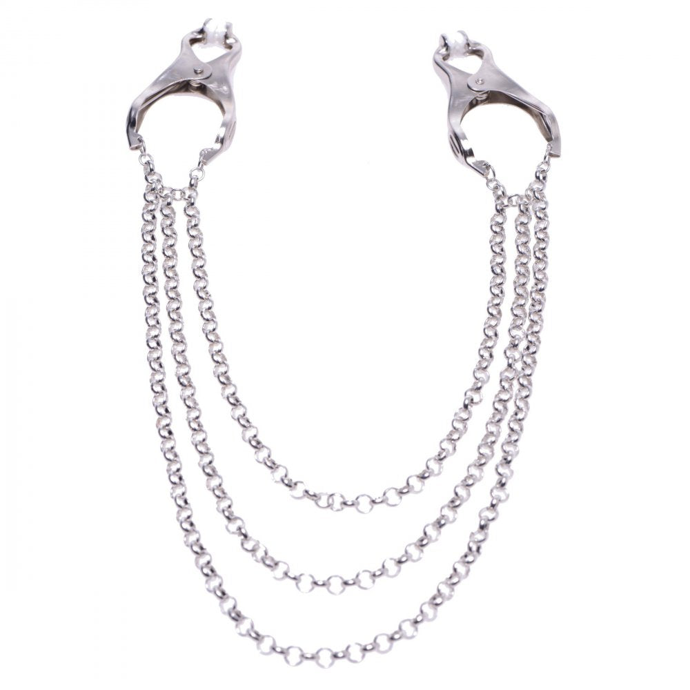Affix Triple Chain Nipple ClampsSexual Wellness - Rise and Effect