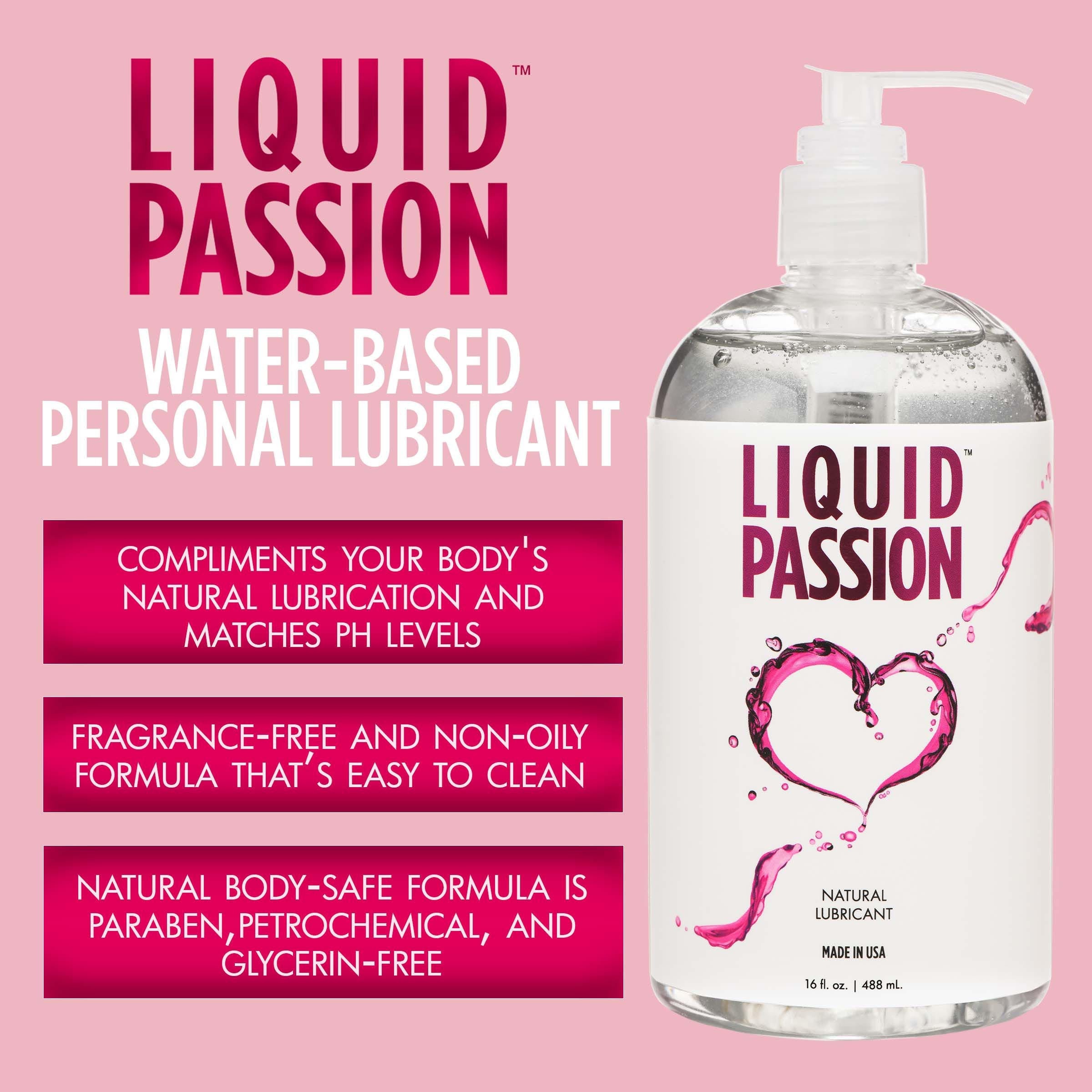 Liquid Passion Natural Lubricant - 16ozPersonal Care - Rise and Effect