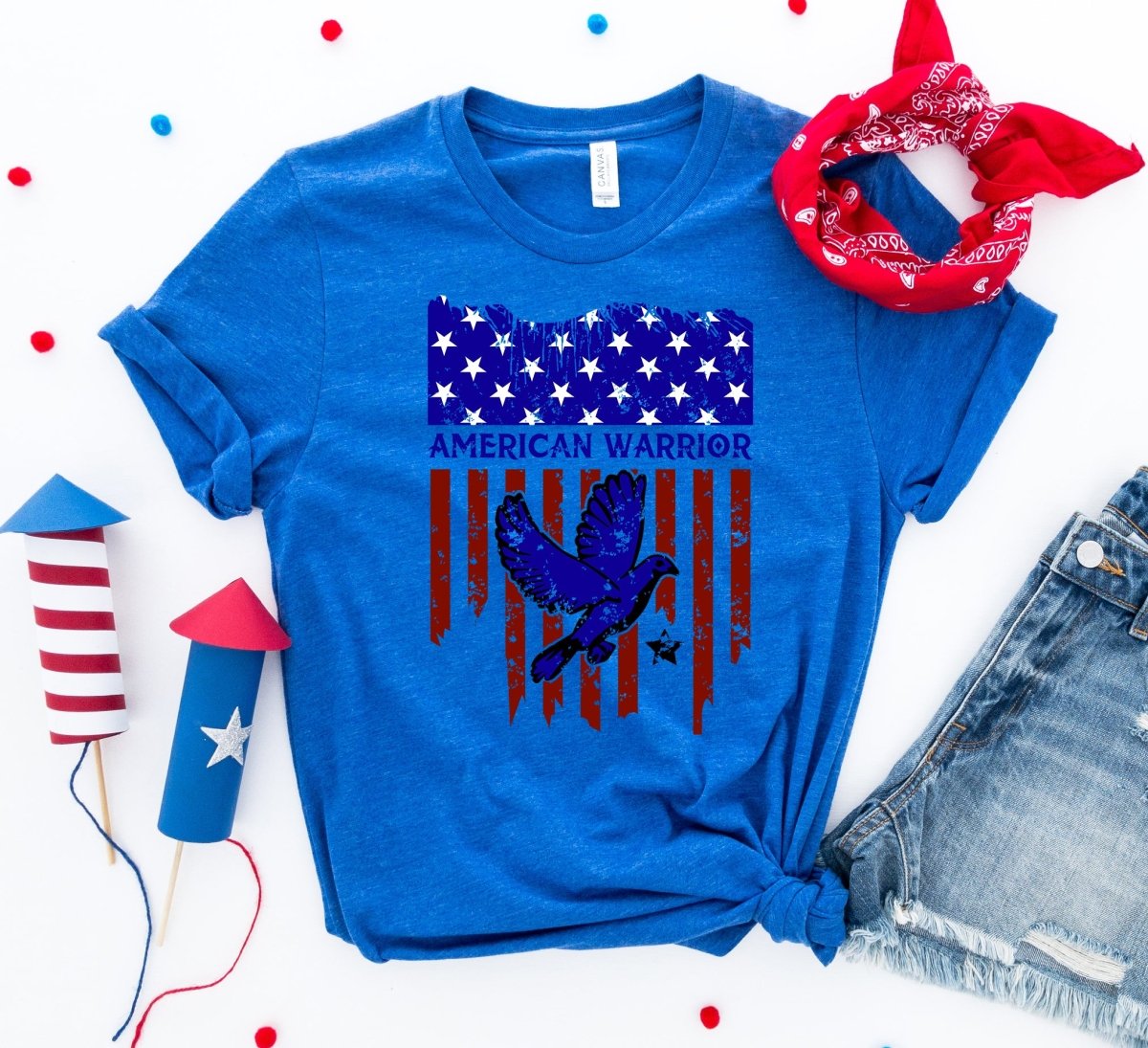 American Warrior T-shirtT-shirts - Rise and Effect