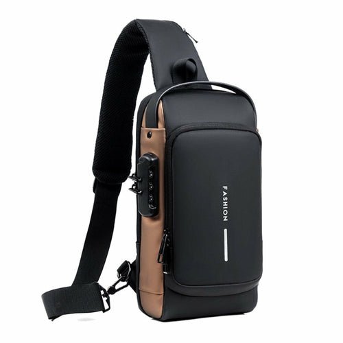 Cross Body Antitheft Shoulder Bag with LockMen's bag - Rise and Effect