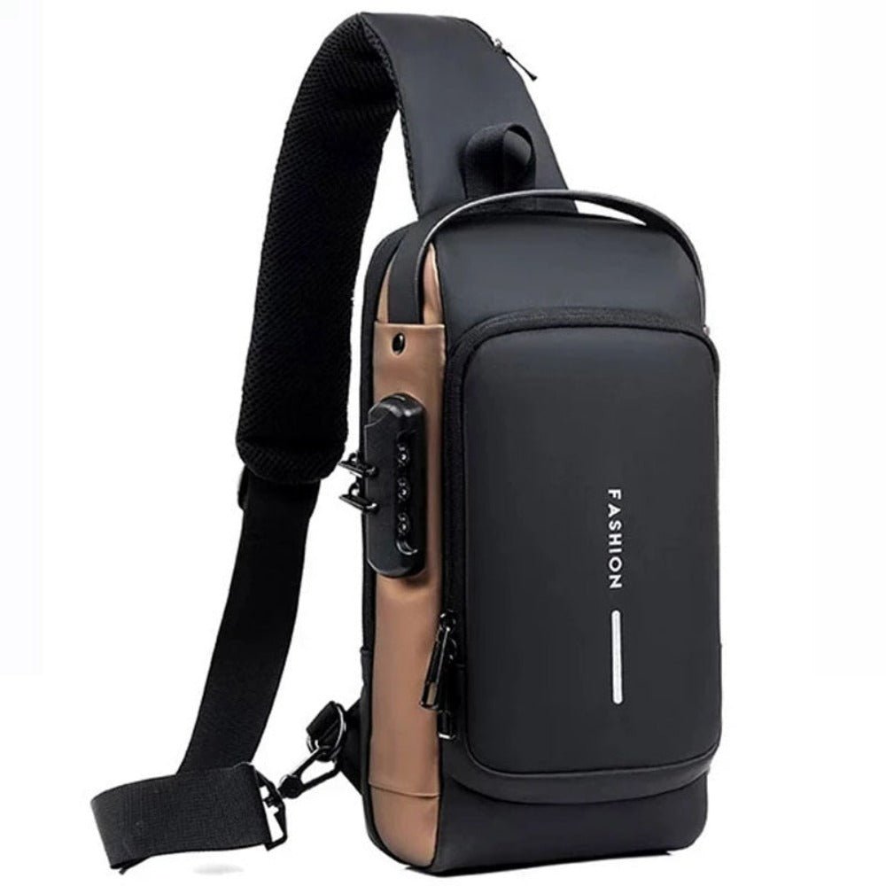 Cross Body Antitheft Shoulder Bag with LockMen's bag - Rise and Effect