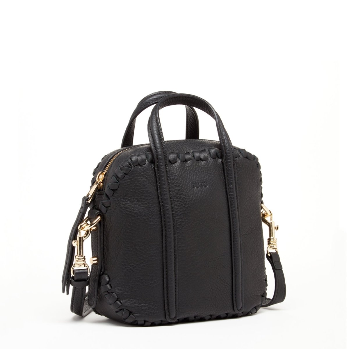 Evelyn Black Leather Crossbody BagBags & Wallets - Rise and Effect