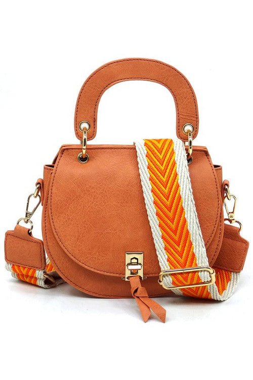 Fashion Flap Saddle Satchel Crossbody BagBags & Wallets - Rise and Effect