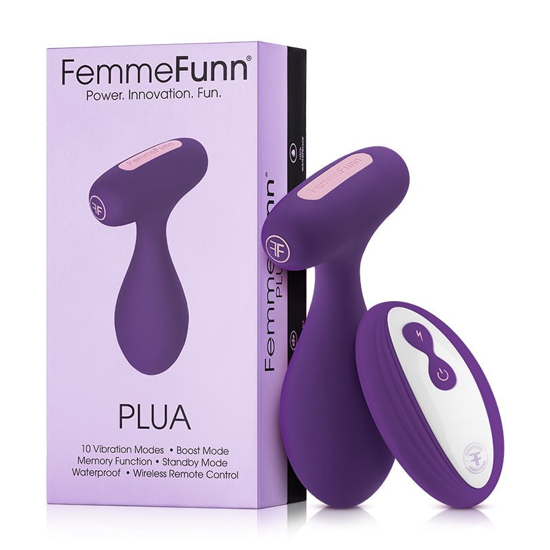 FemmeFunn Plua Rechargeable Remote - Controlled Silicone Vibrating AnalAdults - Rise and Effect