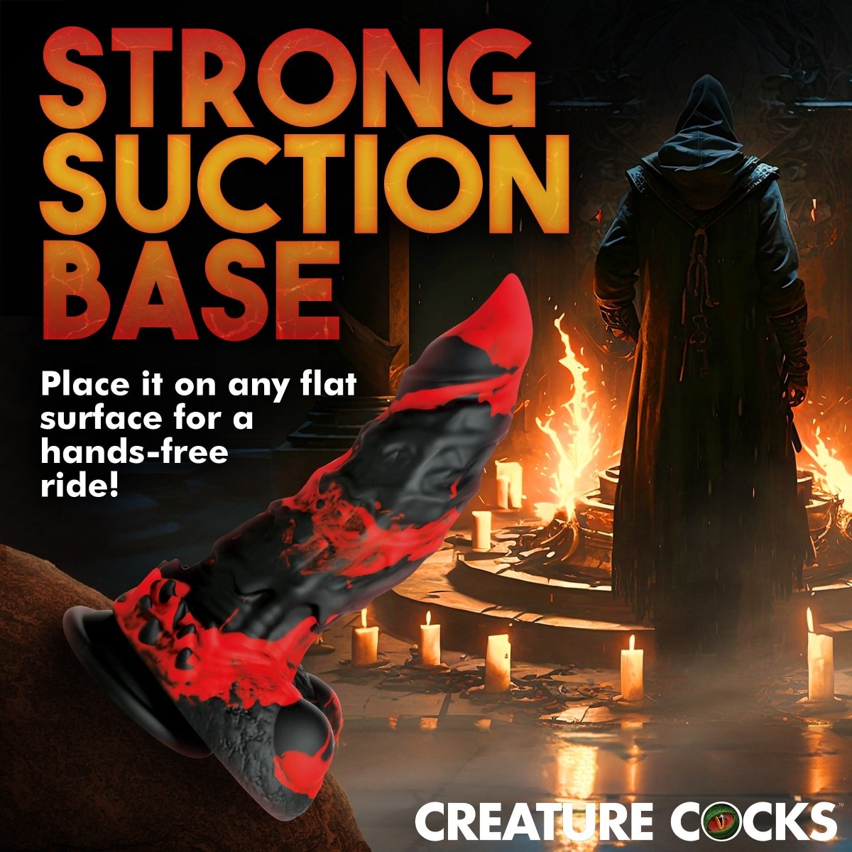 Fire Demon Monster Silicone DildoSexual Wellness - Rise and Effect