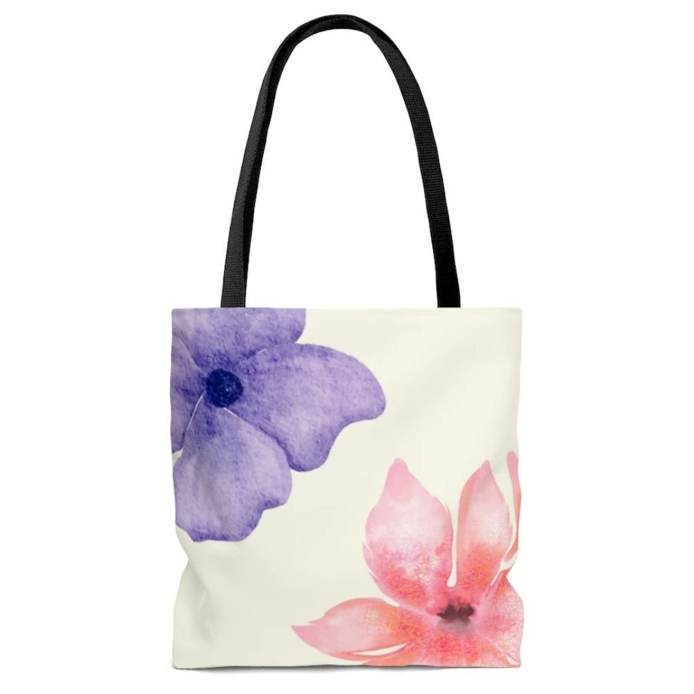 Fresh Floral Print Beach Shopper Tote Bag MediumTotes & Beach Bags - Rise and Effect