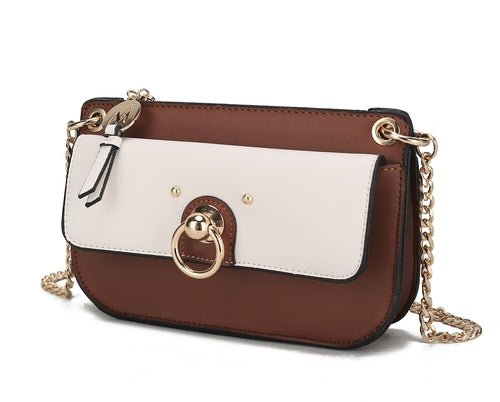 Jill Vegan Leather Women Color Block Crossbody BagBags & Wallets - Rise and Effect
