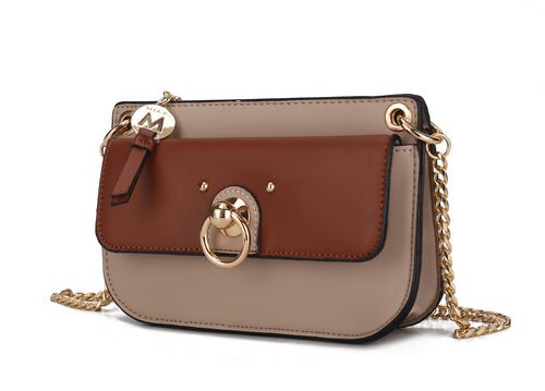 Jill Vegan Leather Women Color Block Crossbody BagBags & Wallets - Rise and Effect