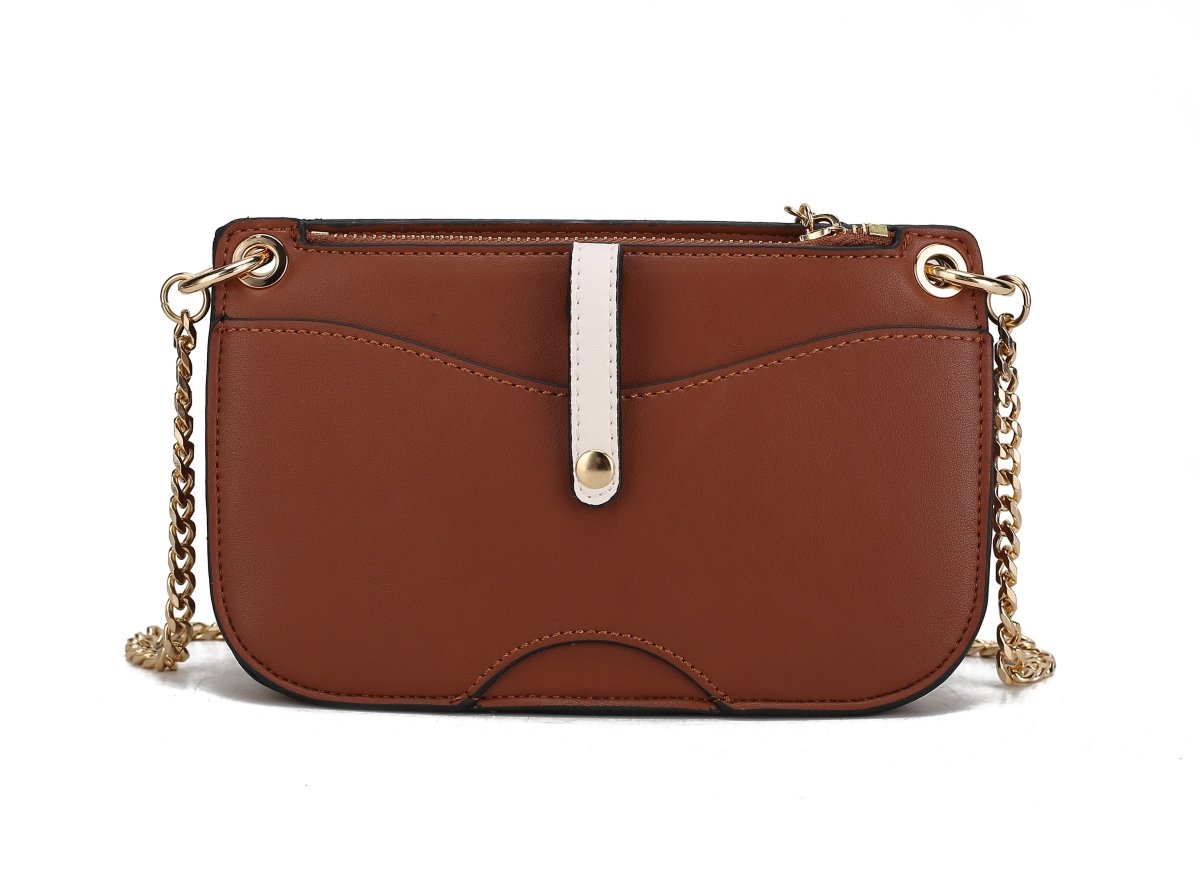 Jill Vegan Leather Women Color Block Crossbody BagBags & Wallets - Rise and Effect