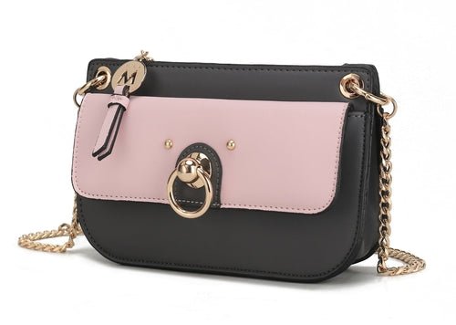 Jill Vegan Leather Women Color Block Crossbody BagBags & Wallets - Rise and Effect