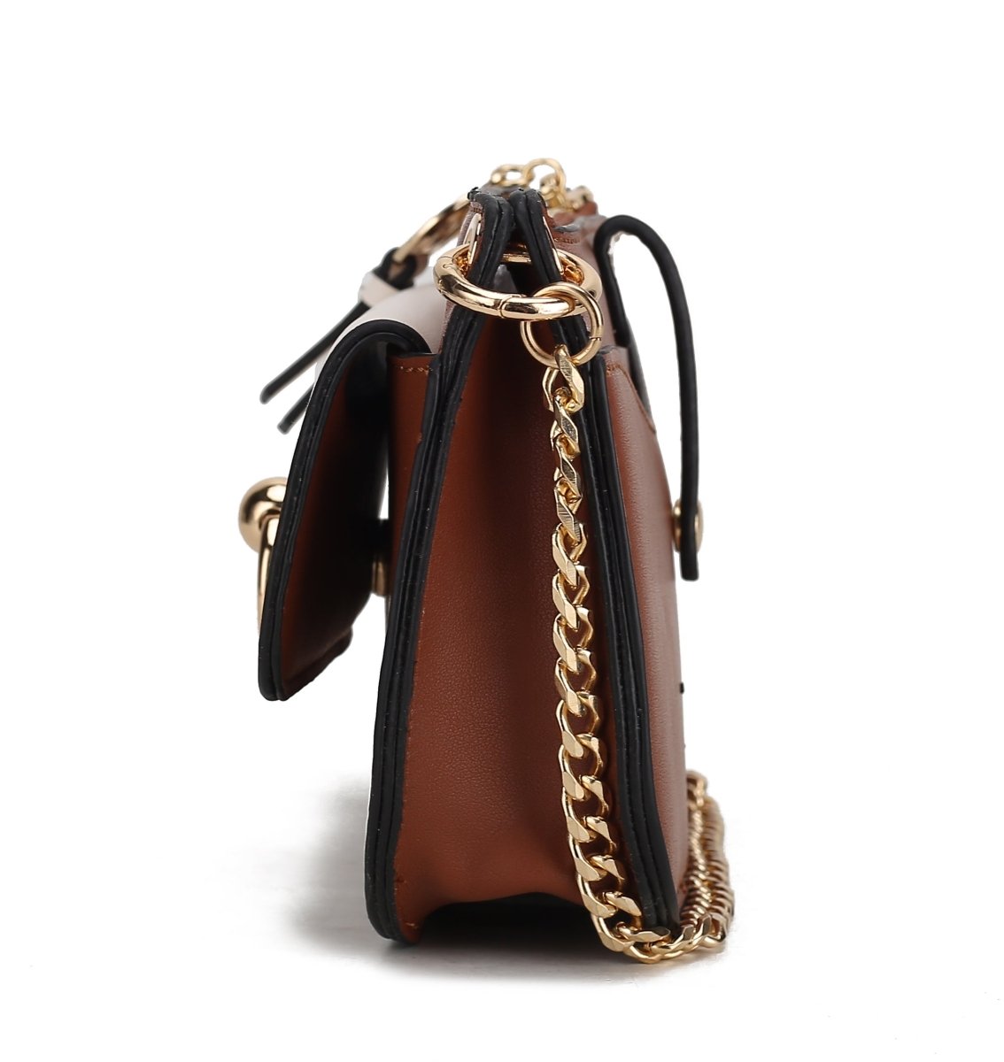 Jill Vegan Leather Women Color Block Crossbody BagBags & Wallets - Rise and Effect