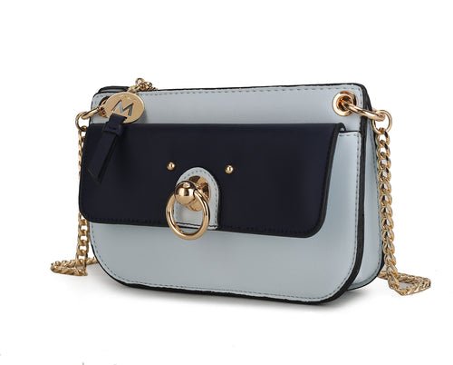 Jill Vegan Leather Women Color Block Crossbody BagBags & Wallets - Rise and Effect