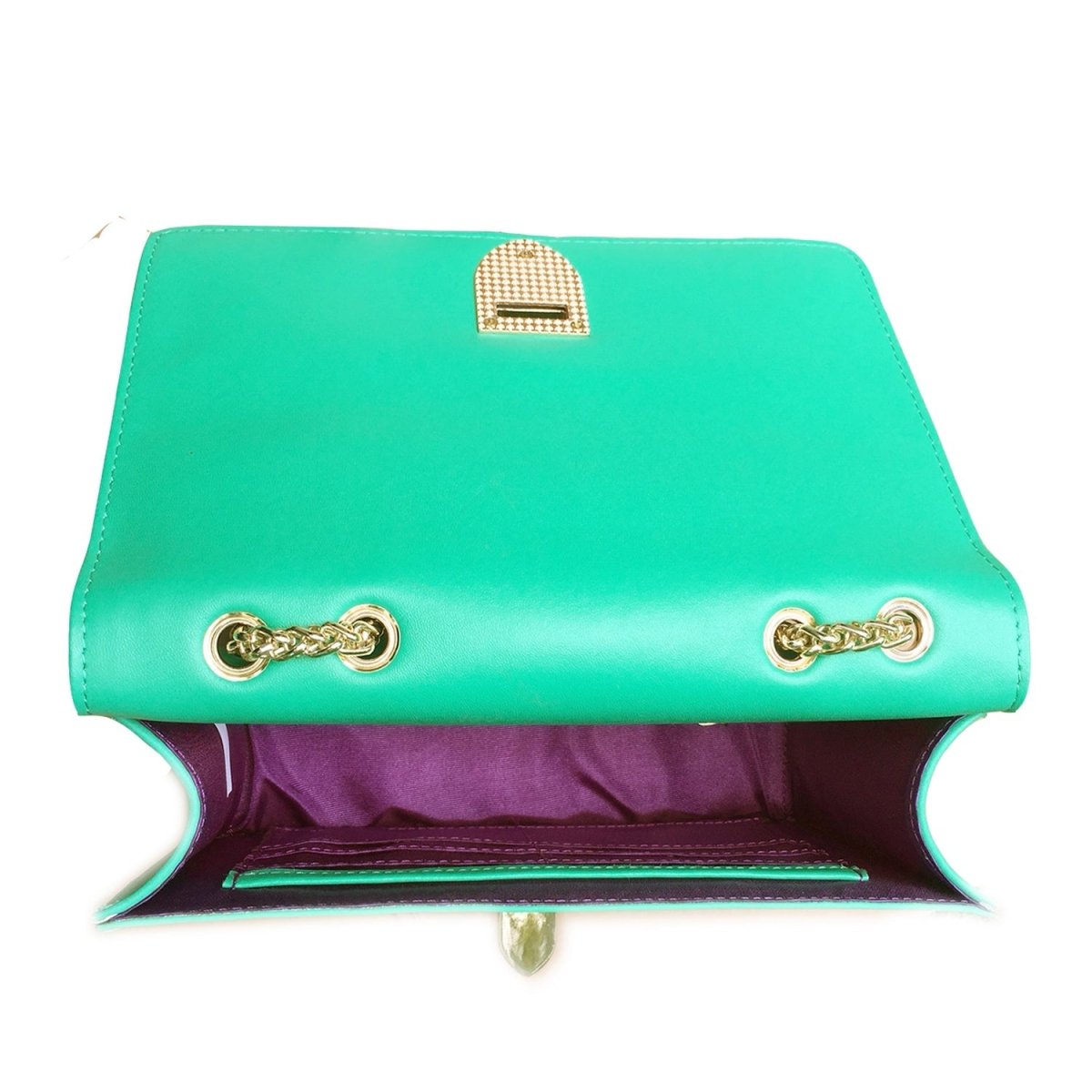 Josie Green Leather Bag with Chain StrapBags & Wallets - Rise and Effect