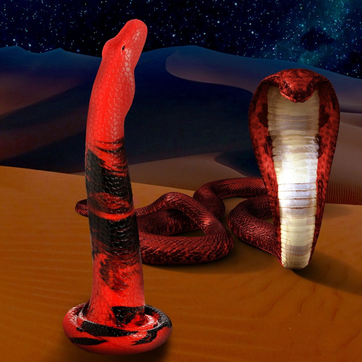 King Cobra - Large 14" Long Silicone DongSexual Wellness - Rise and Effect