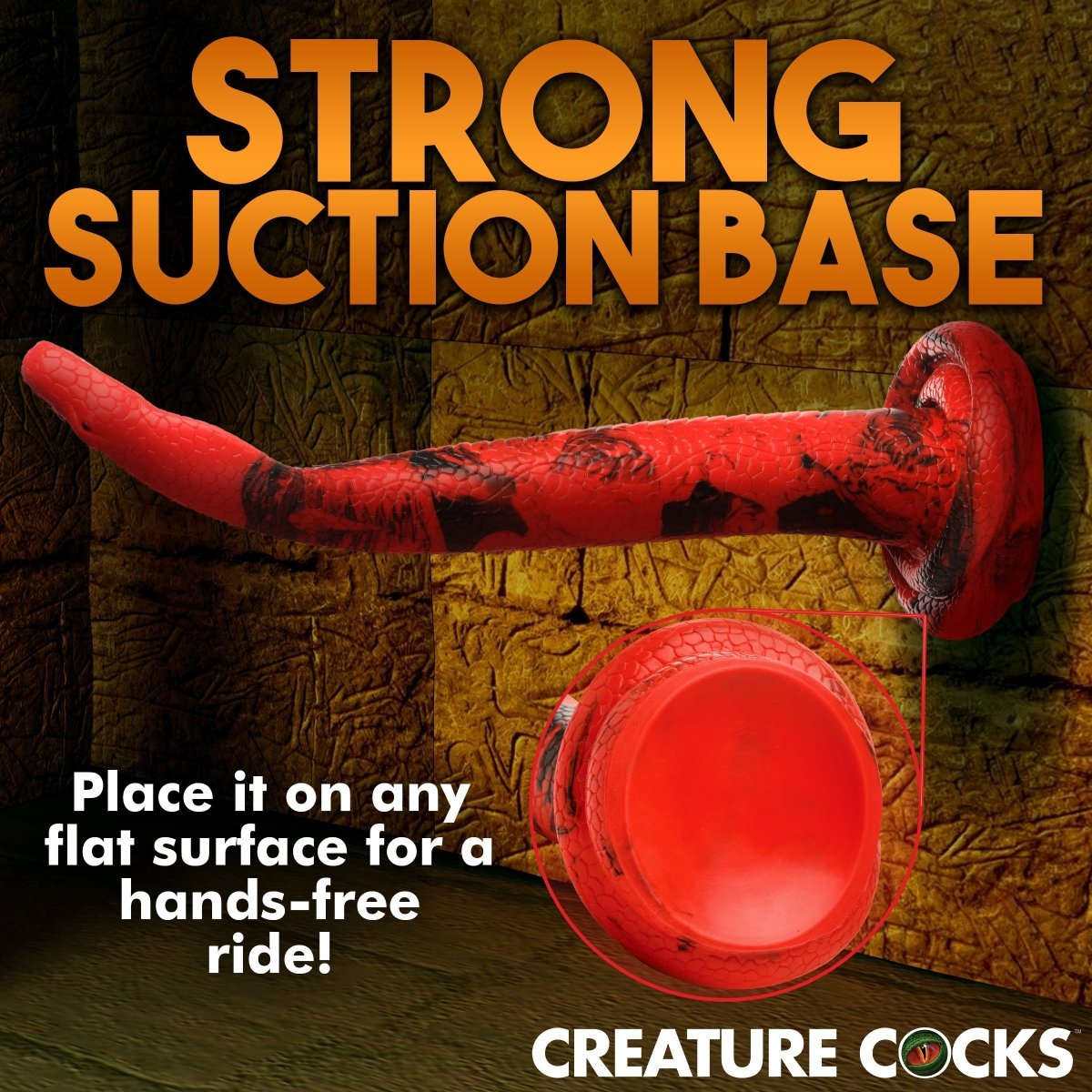 King Cobra - Large 14" Long Silicone DongSexual Wellness - Rise and Effect