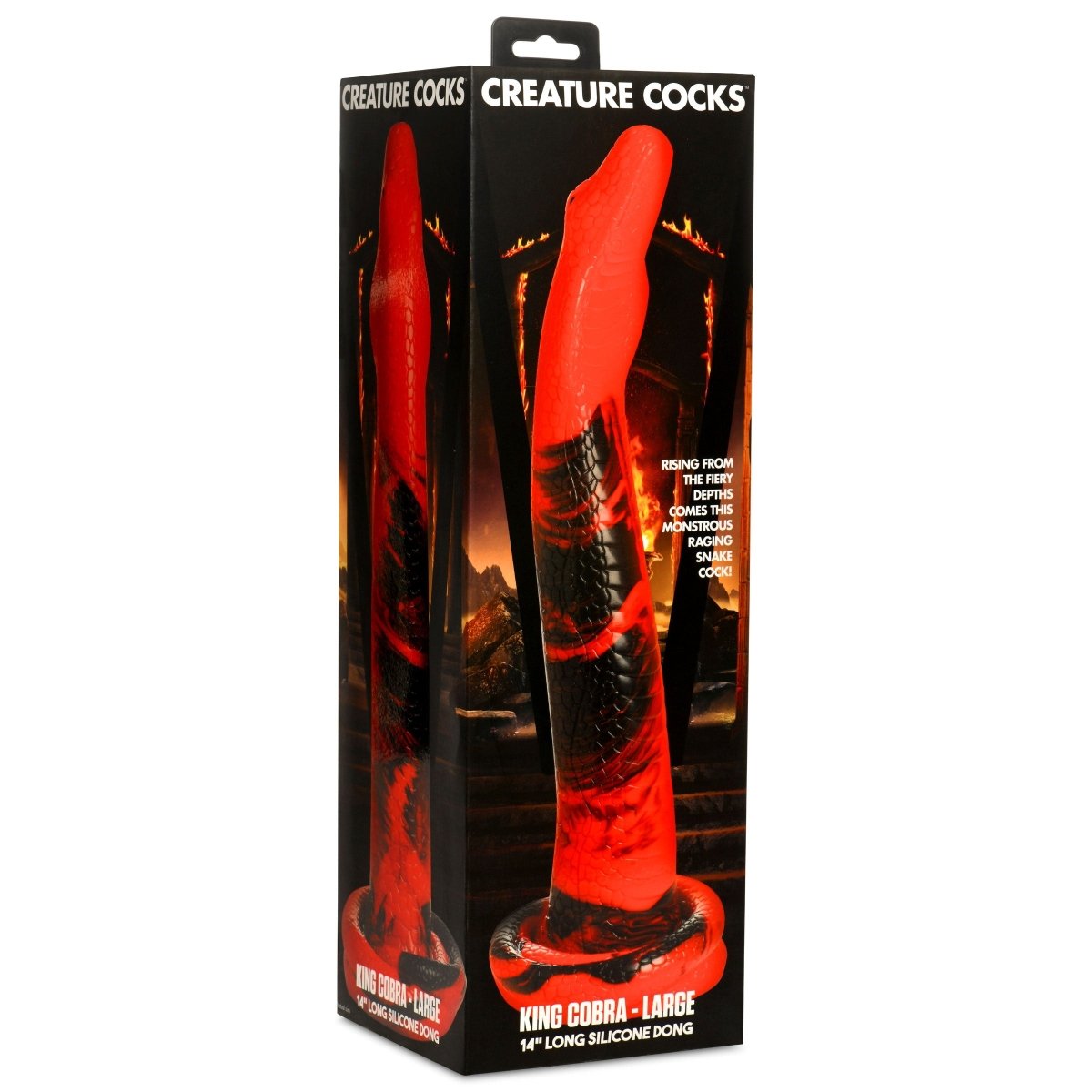 King Cobra - Large 14" Long Silicone DongSexual Wellness - Rise and Effect