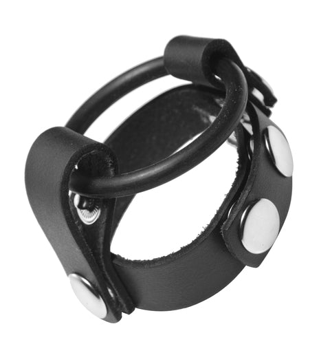 Leather Cock Ring HarnessSexual Wellness - Rise and Effect