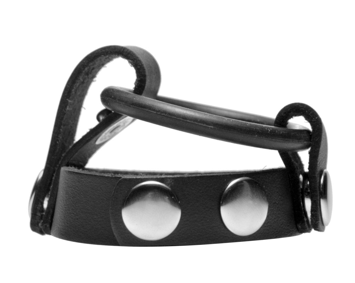 Leather Cock Ring HarnessSexual Wellness - Rise and Effect