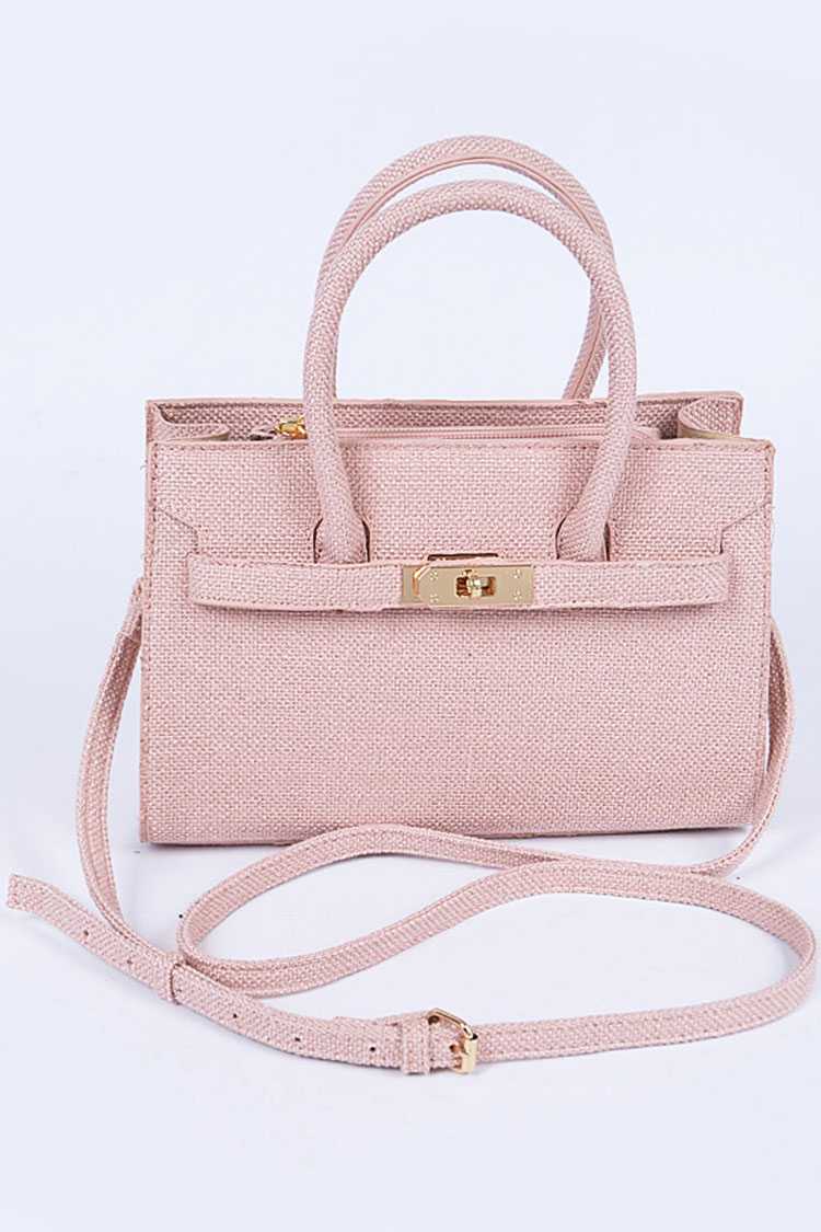 Linen Top Bucket BagBags & Wallets - Rise and Effect