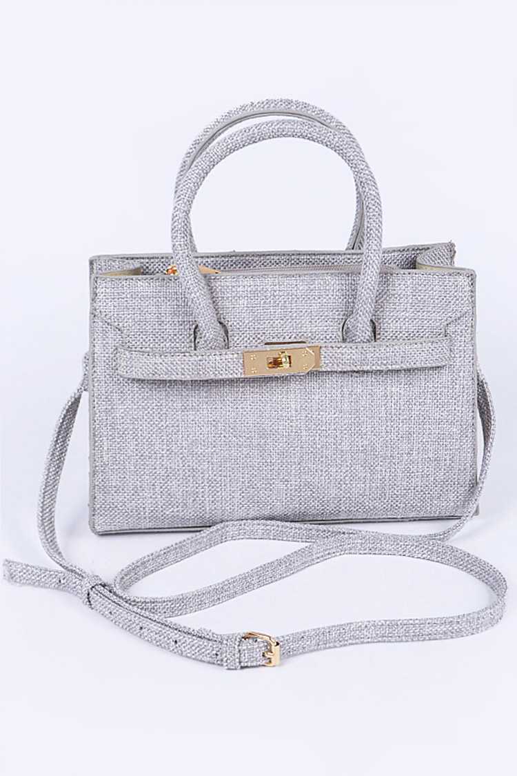 Linen Top Bucket BagBags & Wallets - Rise and Effect