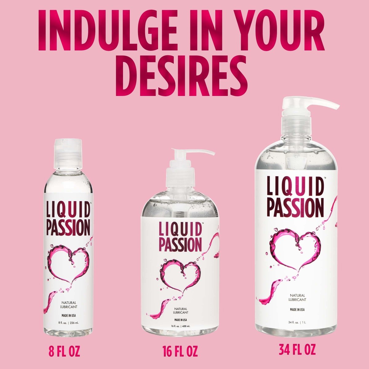 Liquid Passion Natural Lubricant - 34ozPersonal Care - Rise and Effect
