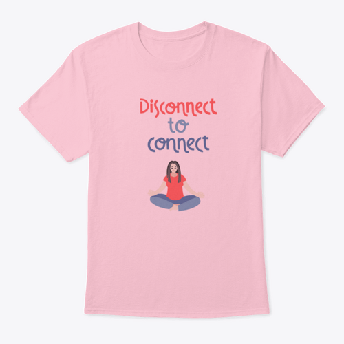 Disconnect To Connect. Vector Handwritten Lettering And Hand DrawnT-shirts - Rise and Effect