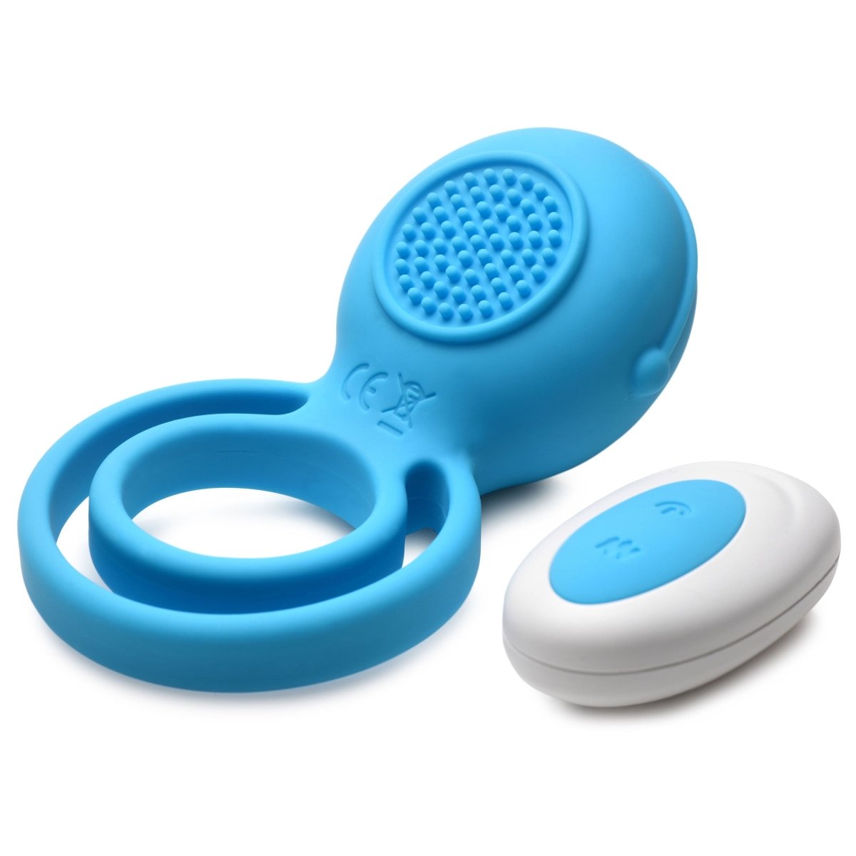 Love Loops 10X Silicone Cock Ring with Remote - BlueSexual Wellness - Rise and Effect