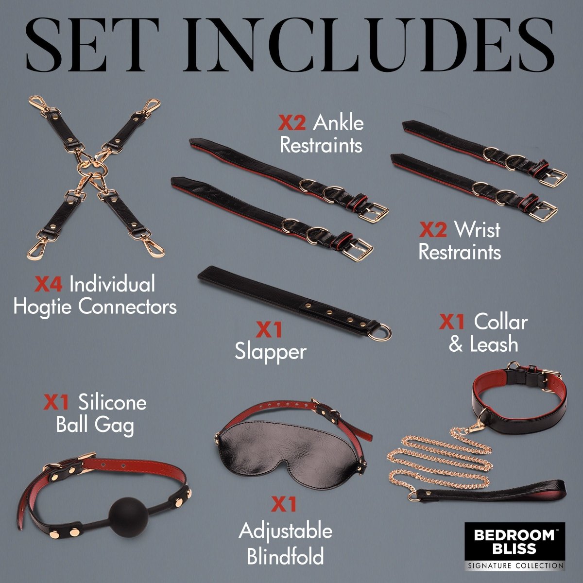 Lover's Deluxe Bondage SetSexual Wellness - Rise and Effect