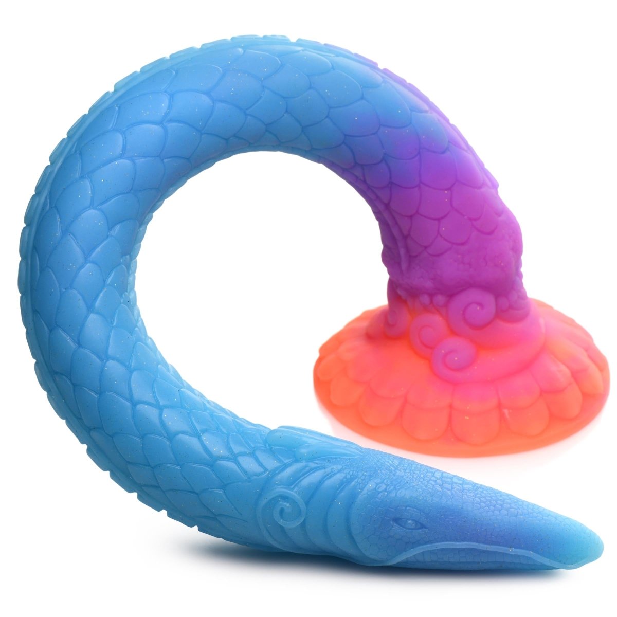 Makara Glow - in - the - Dark Silicone Snake DildoSexual Wellness - Rise and Effect