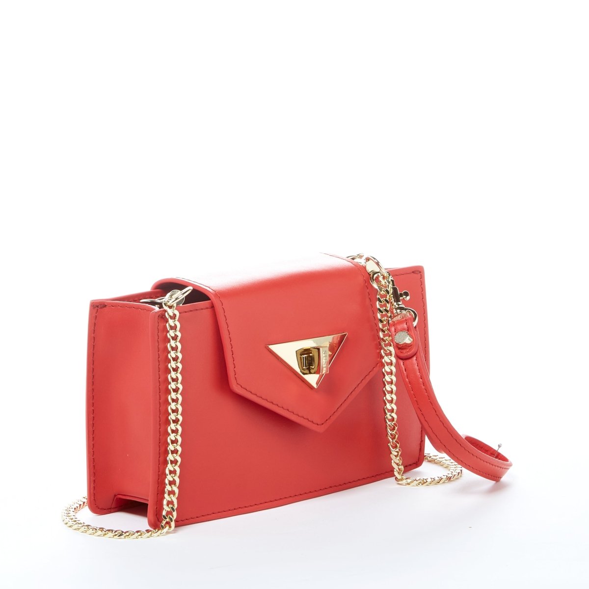 Mary Red Purse Mini Crossbody Bag Leather WristletBags & Wallets - Rise and Effect