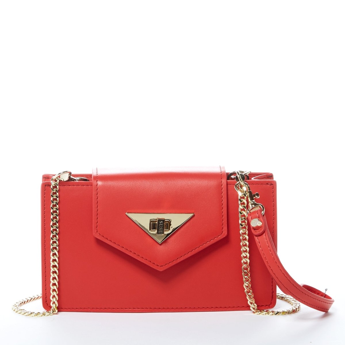 Mary Red Purse Mini Crossbody Bag Leather WristletBags & Wallets - Rise and Effect