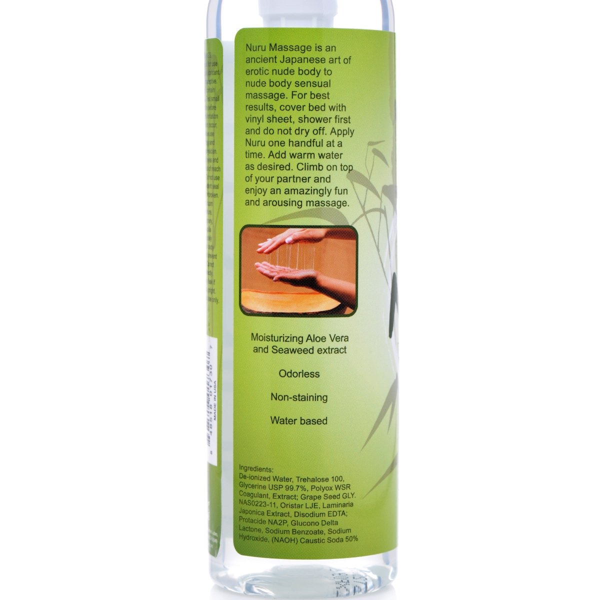 Nuru Couples Body Massage Gel - 8oz.Body Oil - Rise and Effect