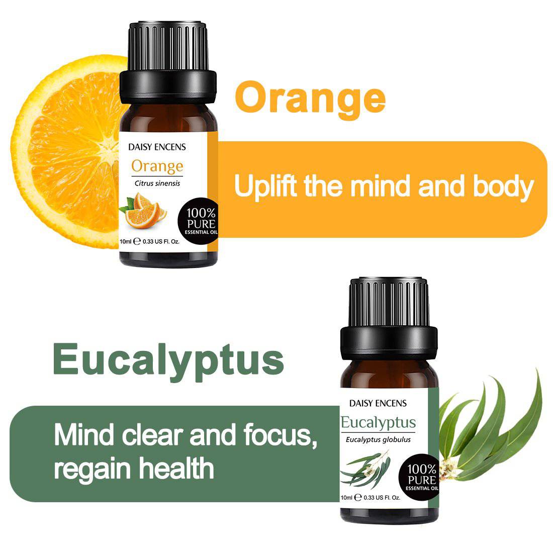 DAISY ENCENS Essential Oil Set 8pcsBodycare - Rise and Effect