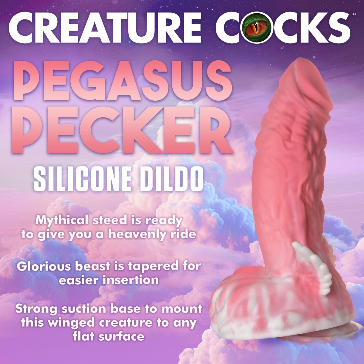 Pegasus Pecker Winged Silicone DildoSexual Wellness - Rise and Effect