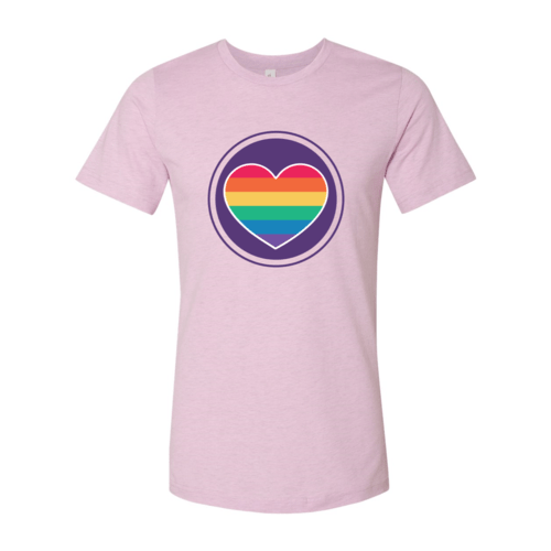 Rainbow Heart T-shirtT-shirts - Rise and Effect