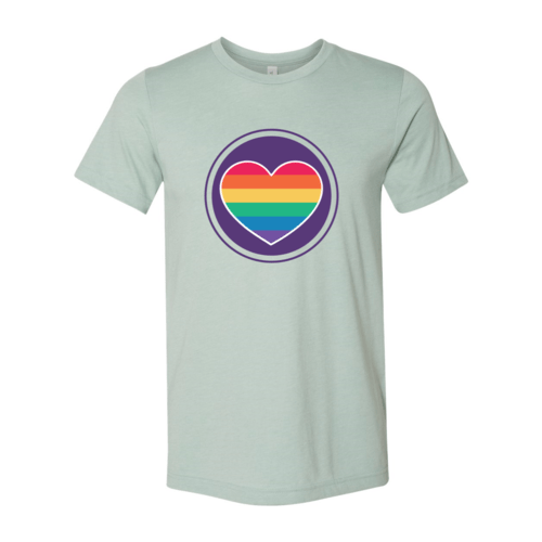 Rainbow Heart T-shirtT-shirts - Rise and Effect