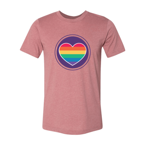 Rainbow Heart T-shirtT-shirts - Rise and Effect