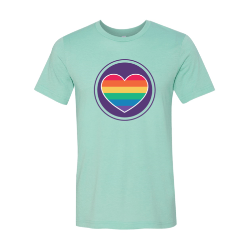 Rainbow Heart T-shirtT-shirts - Rise and Effect