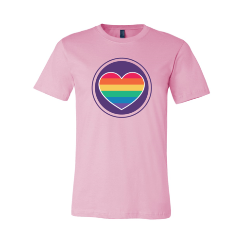 Rainbow Heart T-shirtT-shirts - Rise and Effect