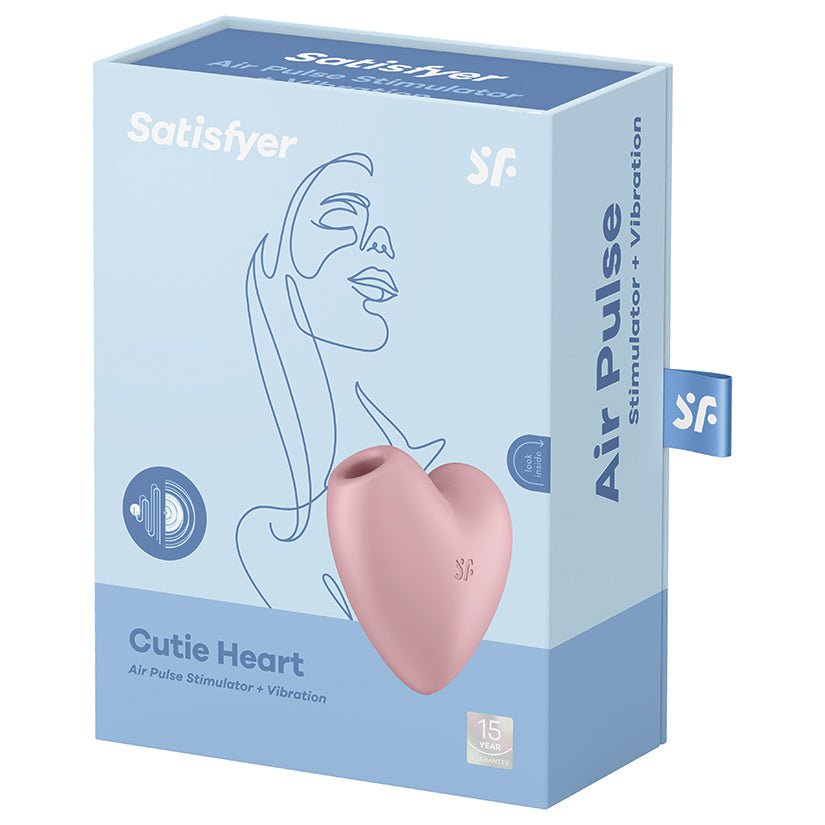 Satisfyer Cutie Heart - Light RedAdults - Rise and Effect