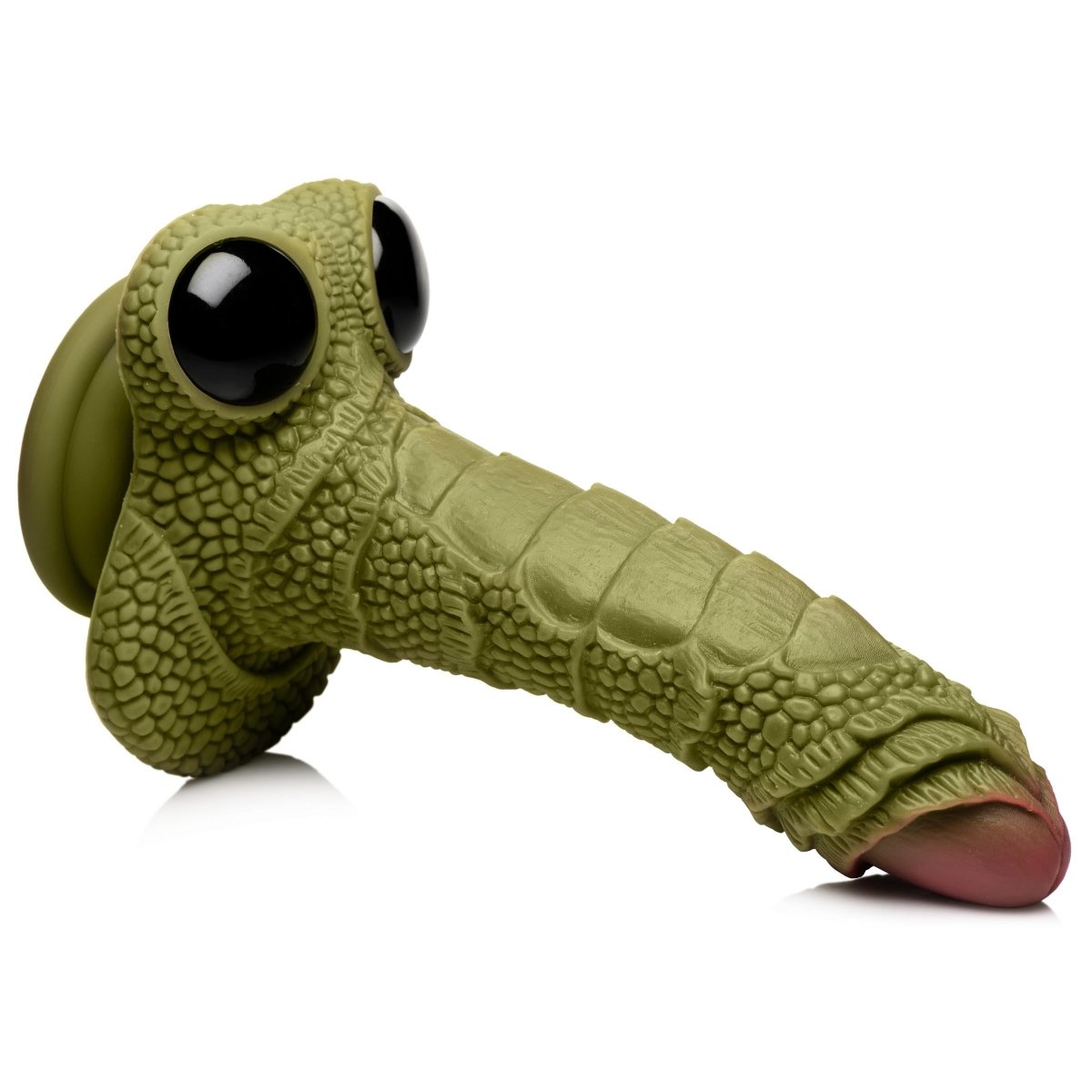 Swamp Monster Green Scaly Silicone DildoSexual Wellness - Rise and Effect