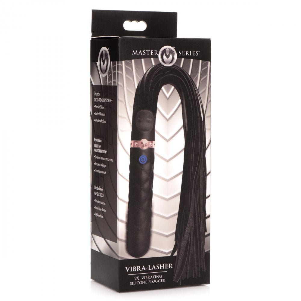 Vibra - Lasher 9X Vibrating Silicone Dildo FloggerSexual Wellness - Rise and Effect