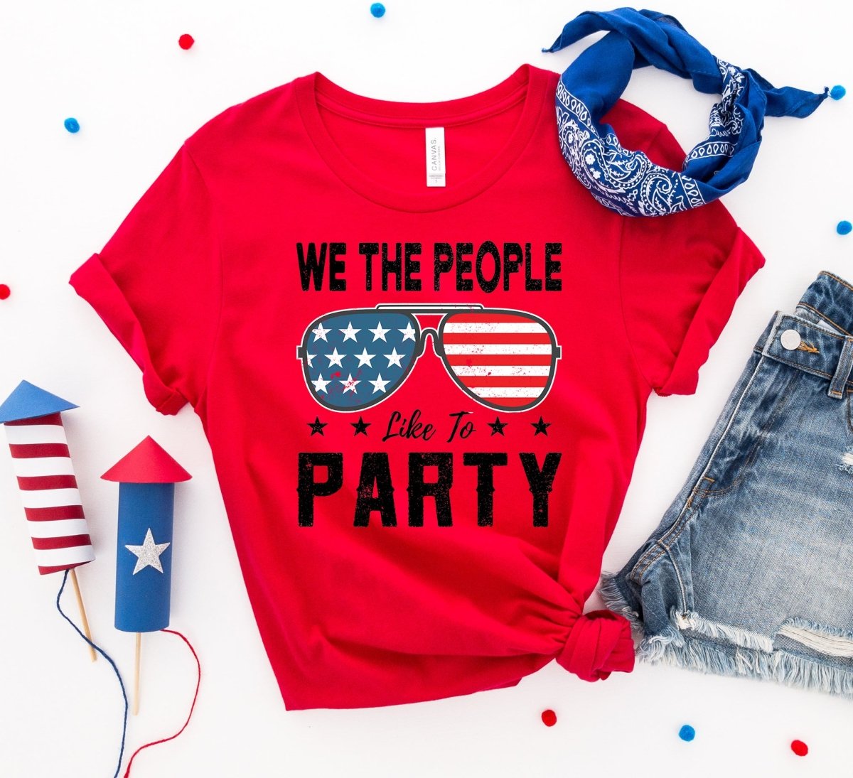 We the people like to party T-shirtT-shirts - Rise and Effect
