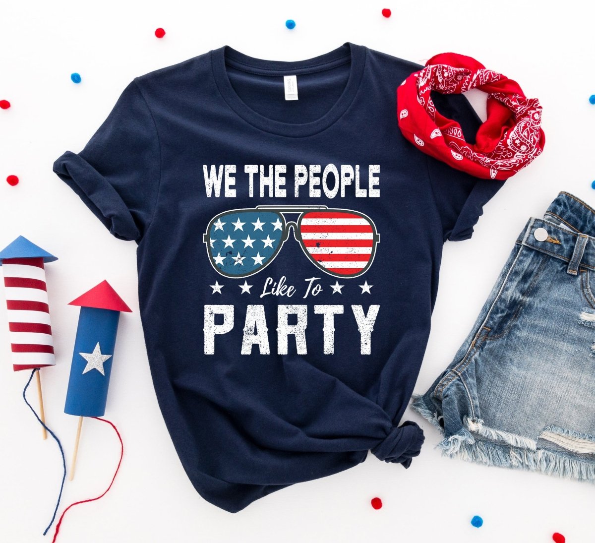 We the people like to party T-shirtT-shirts - Rise and Effect