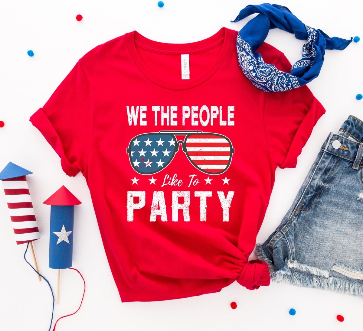 We the people like to party T-shirtT-shirts - Rise and Effect