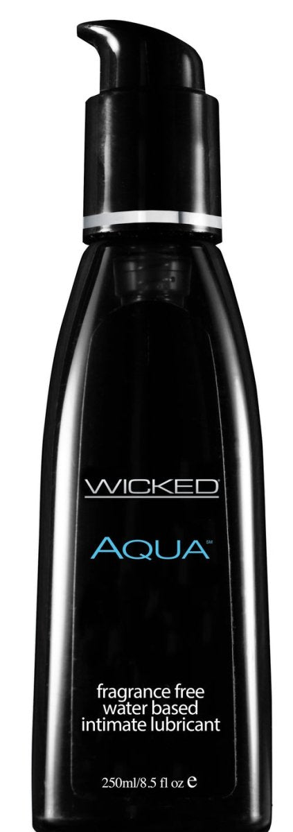 Wicked Aqua Fragrance Free Water - Based Lubricant - 8.5 Fl. Oz. / 250Sexual Wellness - Rise and Effect